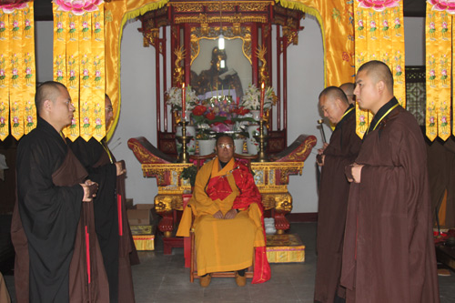 江苏宝华山隆昌寺传授三坛大戒法会第二十六天