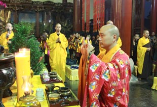 绍兴安康寺举行水陆普渡大斋圣会