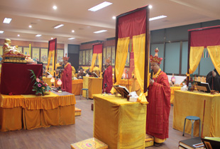 江苏南通太平禅寺癸巳年冬至水陆法会第三天：结界