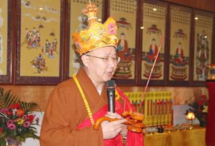 江苏南通太平禅寺癸巳年冬至水陆法会第四天：请上堂