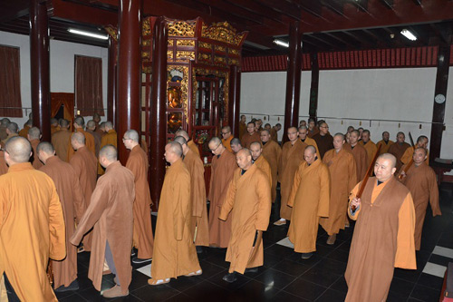 上海玉佛禅寺隆重举行禅七