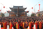广东燕岩六祖古寺举行大雄宝殿落成暨佛像开光法会