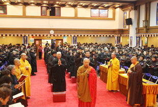 上海七宝教寺举行消灾祈福三时系念法会
