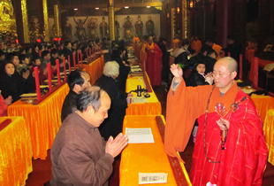 上海西林禅寺举办2014年“初九供天祈福”法会