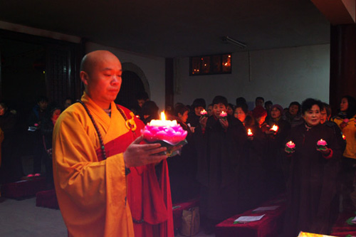徐州兴化禅寺隆重举行马年正月十五传灯祈福法会