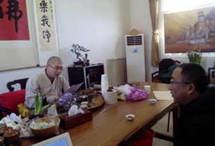 中国（廊坊）海峡国际佛事展组委会拜访各大寺庙