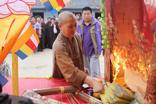 【高清图集】一代禅门广修长老示寂追思荼毗法会在