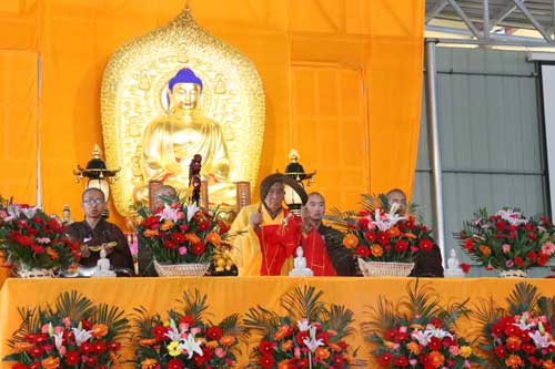江西上饶能仁禅寺传授三坛大戒法会第十五天：上堂说法