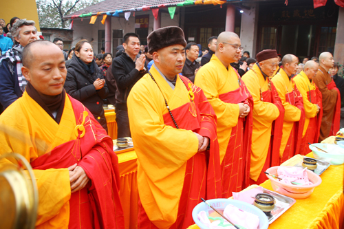 马鞍山临溪寺举行露天地藏王菩萨圣像开光仪式暨首期地藏文化节