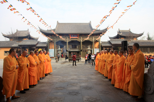 上海宁国禅寺书斋开馆启动仪式暨开光法会举行