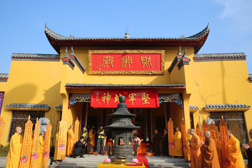 地藏菩萨守护神——坚牢地神 首次亮相九华山