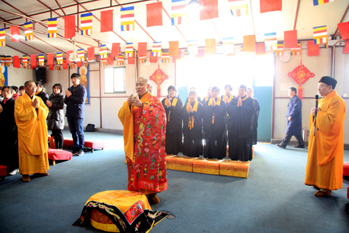 喜迎新年 万象更新 上海省殿禅寺举行迎新年祈福吉祥法会