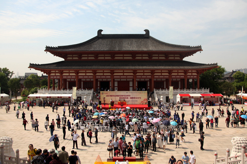 般若山宝林禅寺浴佛大典系列活动之常州市第一届素食节开幕