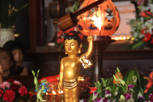 温岭福慧寺浴佛祈福法会 浴佛更浴心