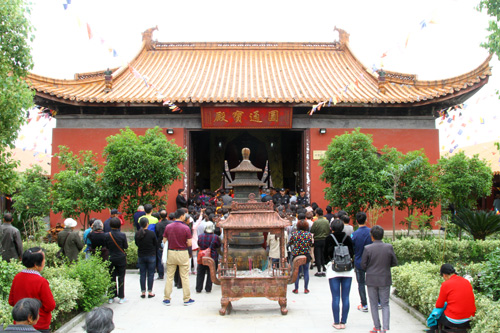 真实禅寺千手观音像开光 利益安乐一切众生