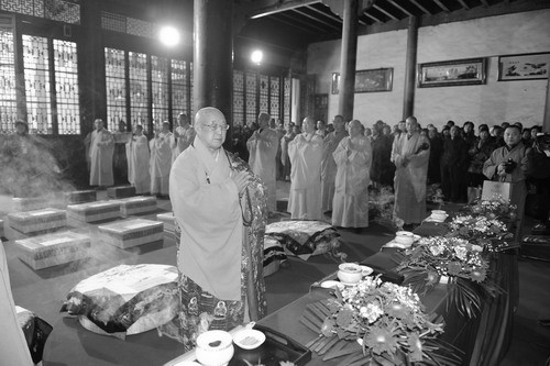 一代高僧 常州天宁禅寺方丈松纯长老安详示寂