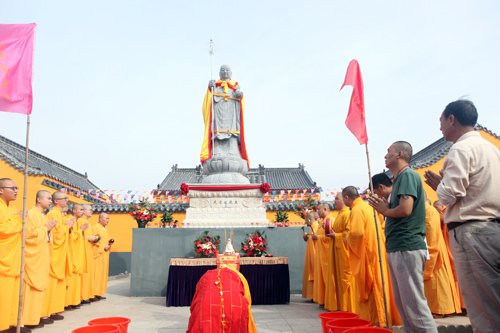 恰逢国庆佳节 河北普光寺地藏禅院佛像喜迎开光