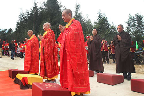 祖塔重光 湖南白云禅寺举行菩提大道启用暨祖师塔安装祈福法会