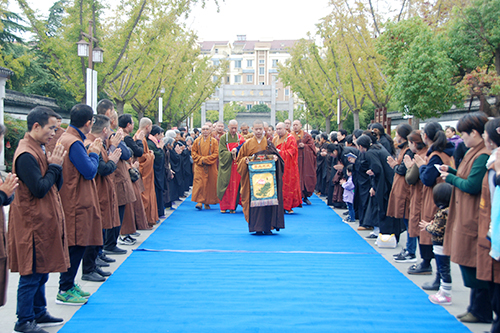 佛日增辉 太仓同觉寺举行祖师菩萨舍利供奉法会暨同觉佛教文博展览馆开馆仪式
