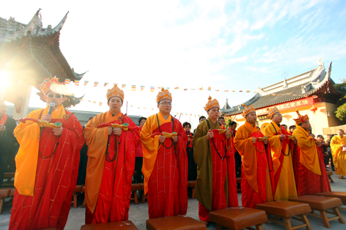 上海洪福寺水陆法会第七天：圆满送圣