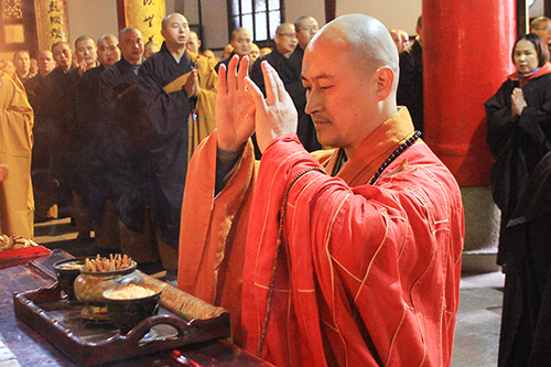 天童禅寺传授三坛大戒法会第二十八日：行脚礼祖 上堂大斋