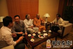 秋风大和尚受邀参加张义潜先生逝世十周年纪念展