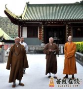 江苏省佛协会长心澄法师、湖北省佛协会长正慈法师参访广东六祖寺