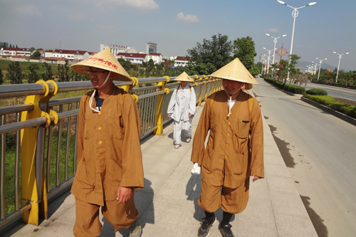 苏州湖嘉寺安徽九华山行脚僧团第十天行程