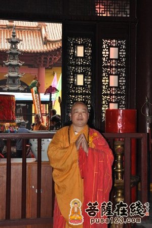 佛教-江西省上饶能仁寺举行觉海法师晋院仪式