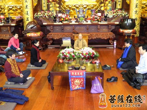 上海西林禅寺举行商业精英“一日禅”活动