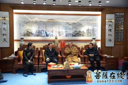 五祖寺-湖北省民宗委柳望春主任一行赴五祖寺进行新春慰问
