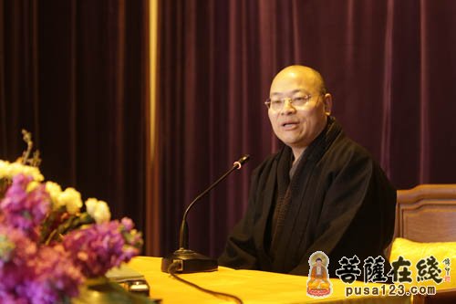 灵隐寺-杭州灵隐寺弟子拜年 光泉大和尚以八正道相勉