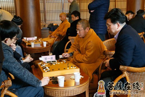 围棋-第七届“云林杯”围棋双人邀请赛在杭州灵隐寺举行