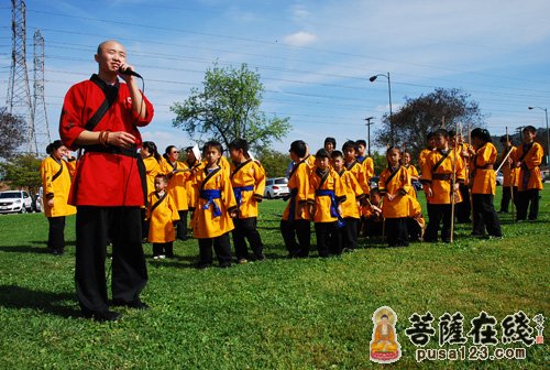少林武术-美国洛杉矶少林功夫禅学院举行“加州嵩山少林寺日”庆祝活动