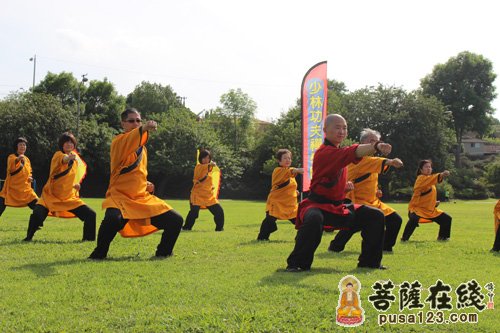 少林武术-美国洛杉矶少林功夫禅学院举行“加州嵩山少林寺日”庆祝活动