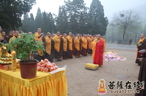 少林寺-嵩山少林寺清明祭祖法会 永信大和尚主法