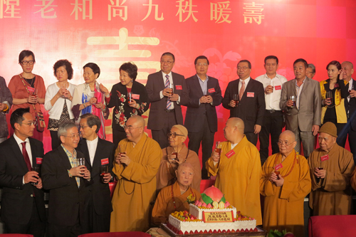 佛教-中国佛教协会发贺信祝福香港永惺长老九十寿诞
