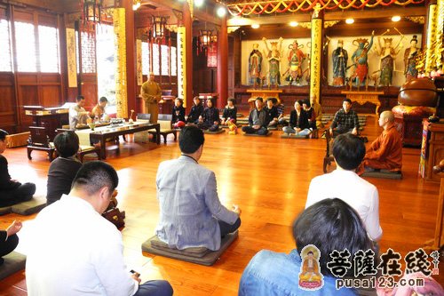 佛教-上海西林禅寺举办“崇恩一日禅”活动