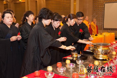 佛教-上海玉佛禅寺2015年“三千佛洪名宝忏”法会第二日