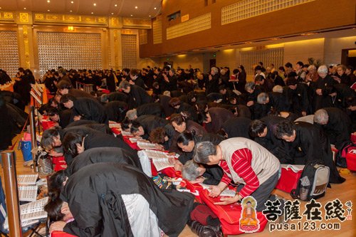 佛教-上海玉佛禅寺2015年“三千佛洪名宝忏”法会第二日