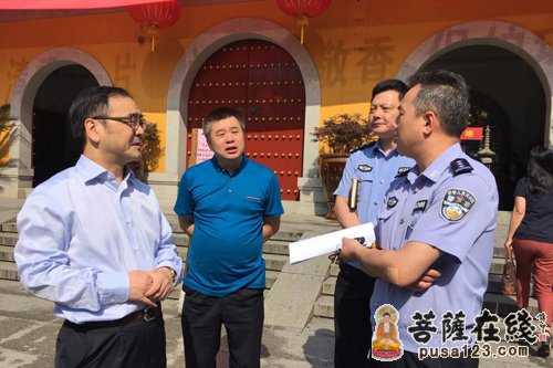 灵隐寺-浙江民宗委主任冯志礼赴杭州法喜讲寺、灵隐寺调研