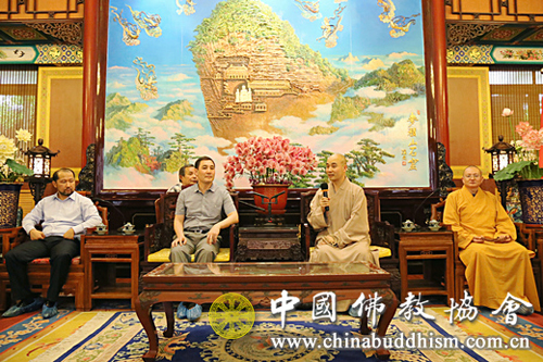 中国佛教协会-哈萨克斯坦文化与体育部副部长一行拜访中国佛教协会