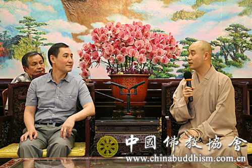 中国佛教协会-哈萨克斯坦文化与体育部副部长一行拜访中国佛教协会