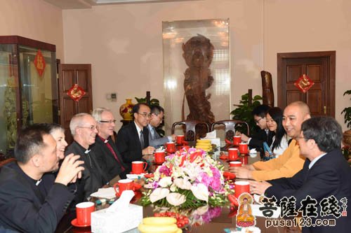 贾斯汀-英国坎特伯雷大主教贾斯汀·韦尔比一行访问静安寺