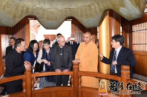 贾斯汀-英国坎特伯雷大主教贾斯汀·韦尔比一行访问静安寺