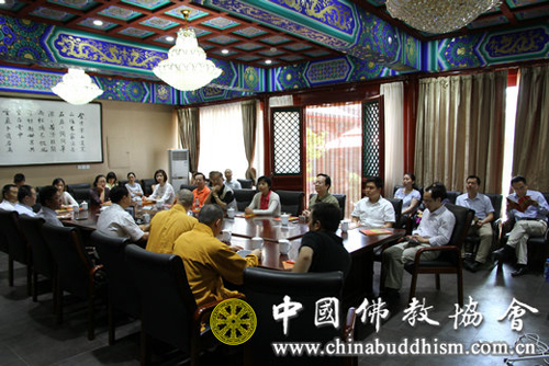 中国佛教协会-外交部翻译司陈明明一行参访中国佛教协会