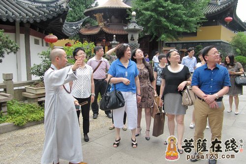 佛教-崇明县民宗办领导一行赴上海西林禅寺参访