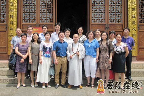 佛教-崇明县民宗办领导一行赴上海西林禅寺参访