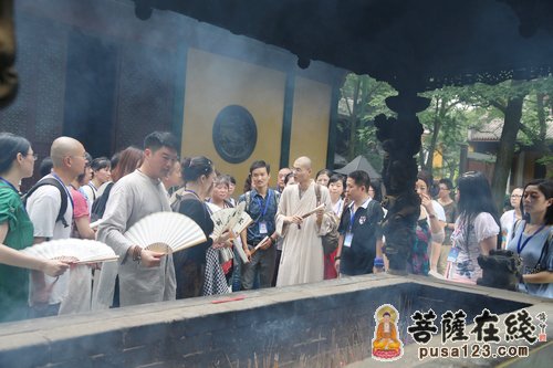 灵隐寺-杭州梵文学习交流会在千年古刹灵隐寺内举行