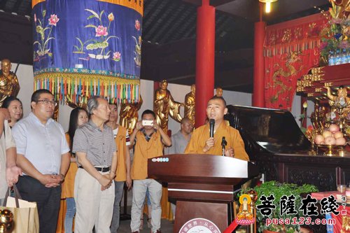 佛教-江苏南通普昭禅寺举行首届“一叶禅”书画笔会